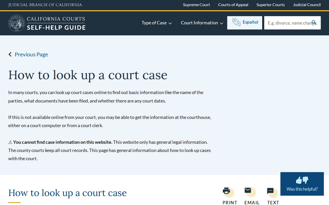 Stockton resident lookup California court case lookup guide