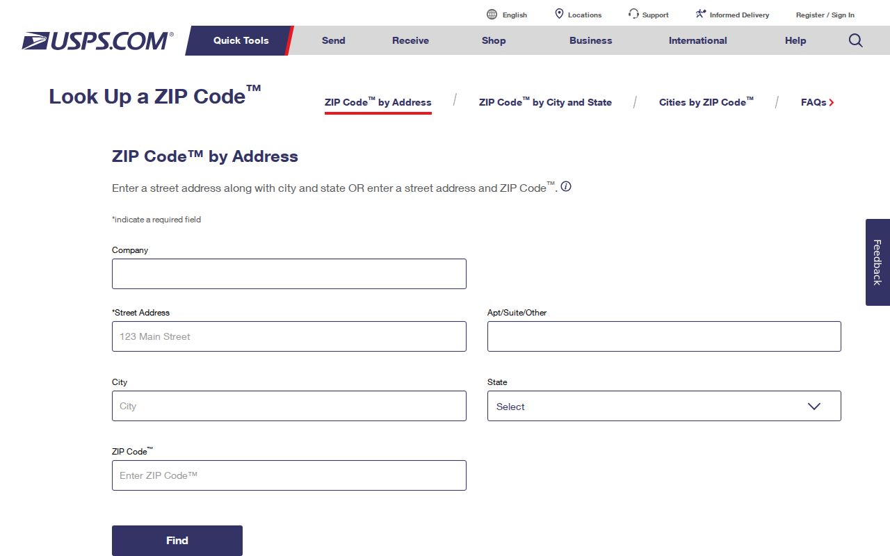 Stockton ZIP code directory USPS address ZIP lookup